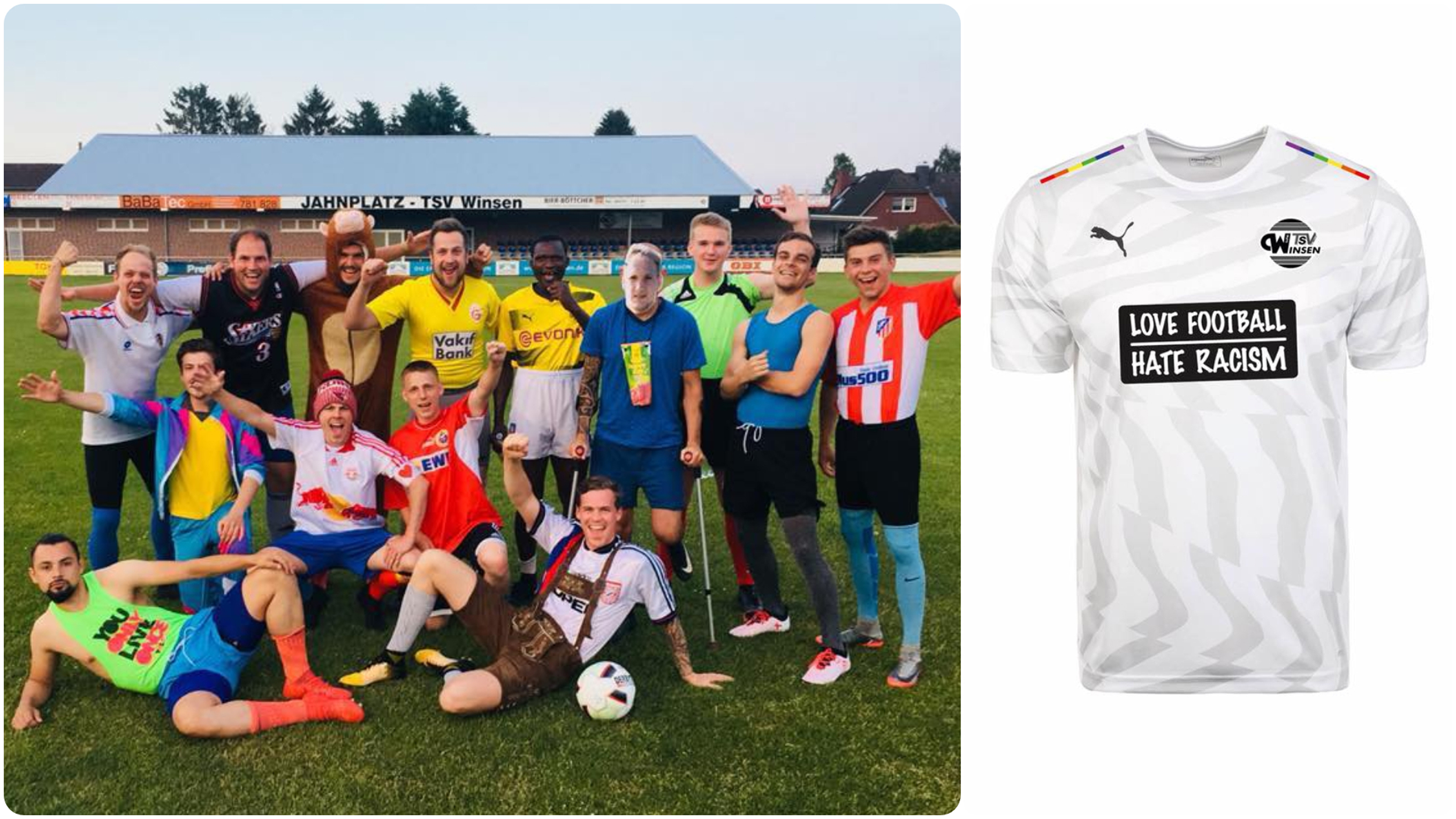 fussball team trikots