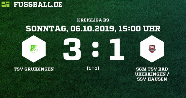 Nichts Zu Holen Fur Sgm Tsv Bad Uberkingen Ssv Hausen In Gruibingen