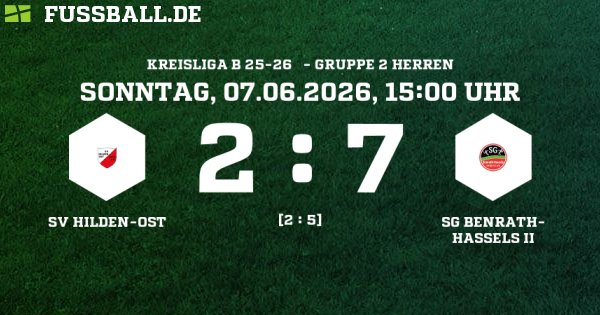 Kein einfaches Spiel für SV Hilden-Ost